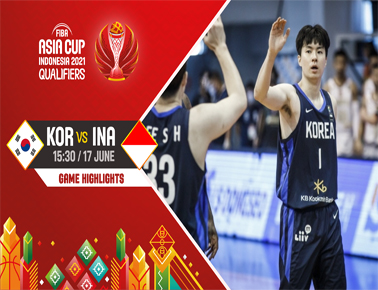 Korea - Indonesia | Highlights - FIBA Asia Cup 2021 Qualifiers