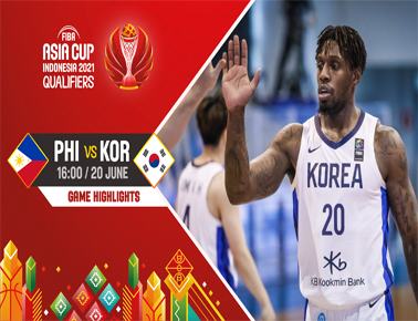 Philippines - Korea | Highlights - FIBA Asia Cup 2021 Qualifiers